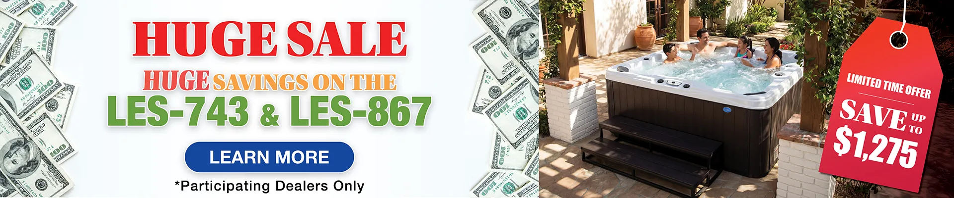 Calspas hot tub being used in a family setting - Carmel